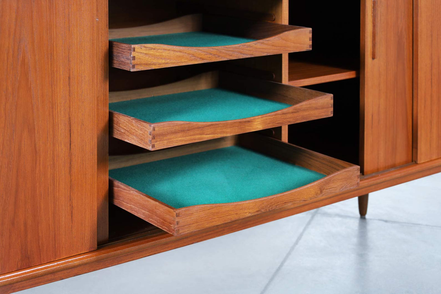 Danish Modern Teak Credenza by Axel Christensen for ACO Møbler