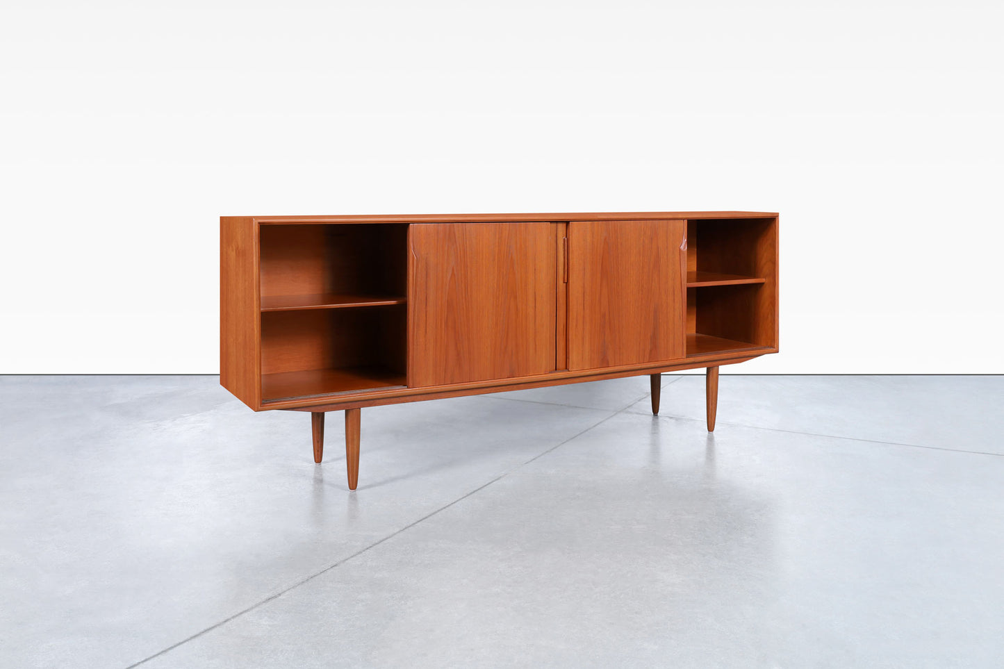 Danish Modern Teak Credenza by Axel Christensen for ACO Møbler