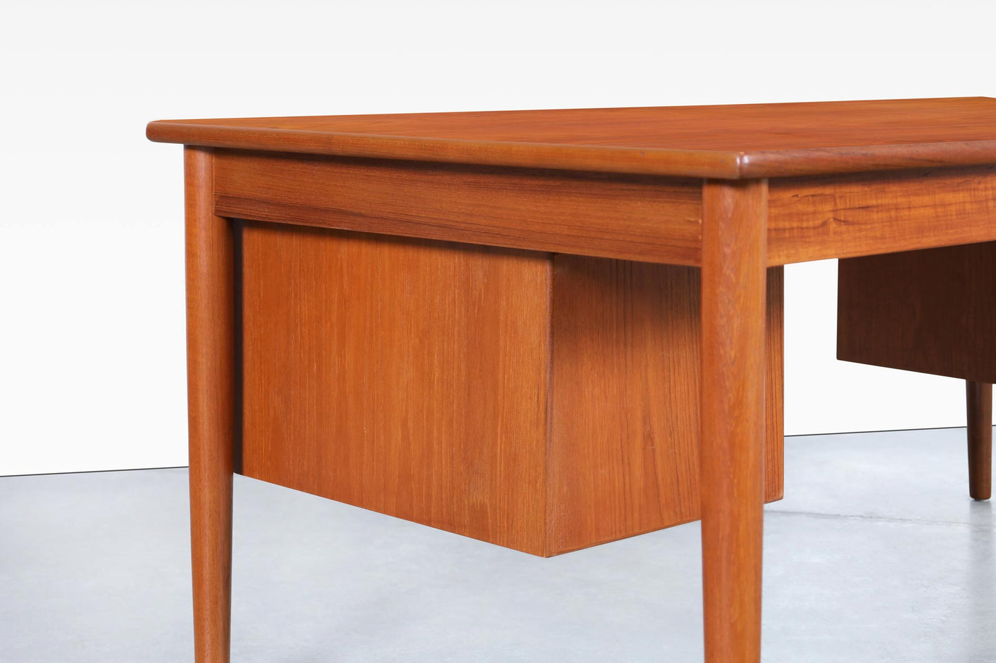 Danish Modern Teak Desk Model #130 by Børge Mogensen for Søborg Møbler
