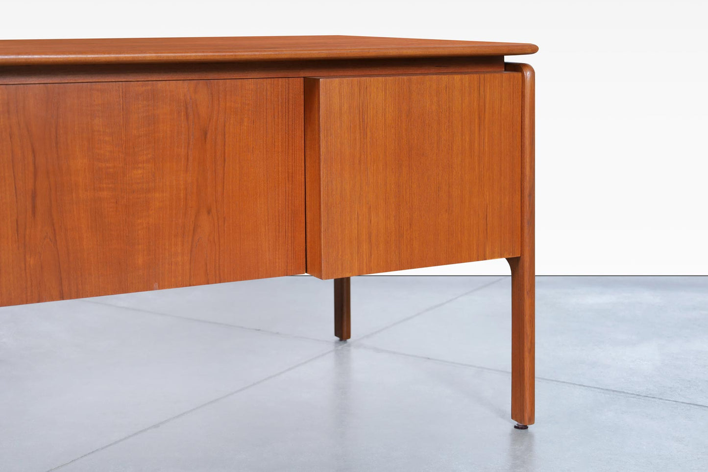 Danish Modern Teak Desk by Danflex