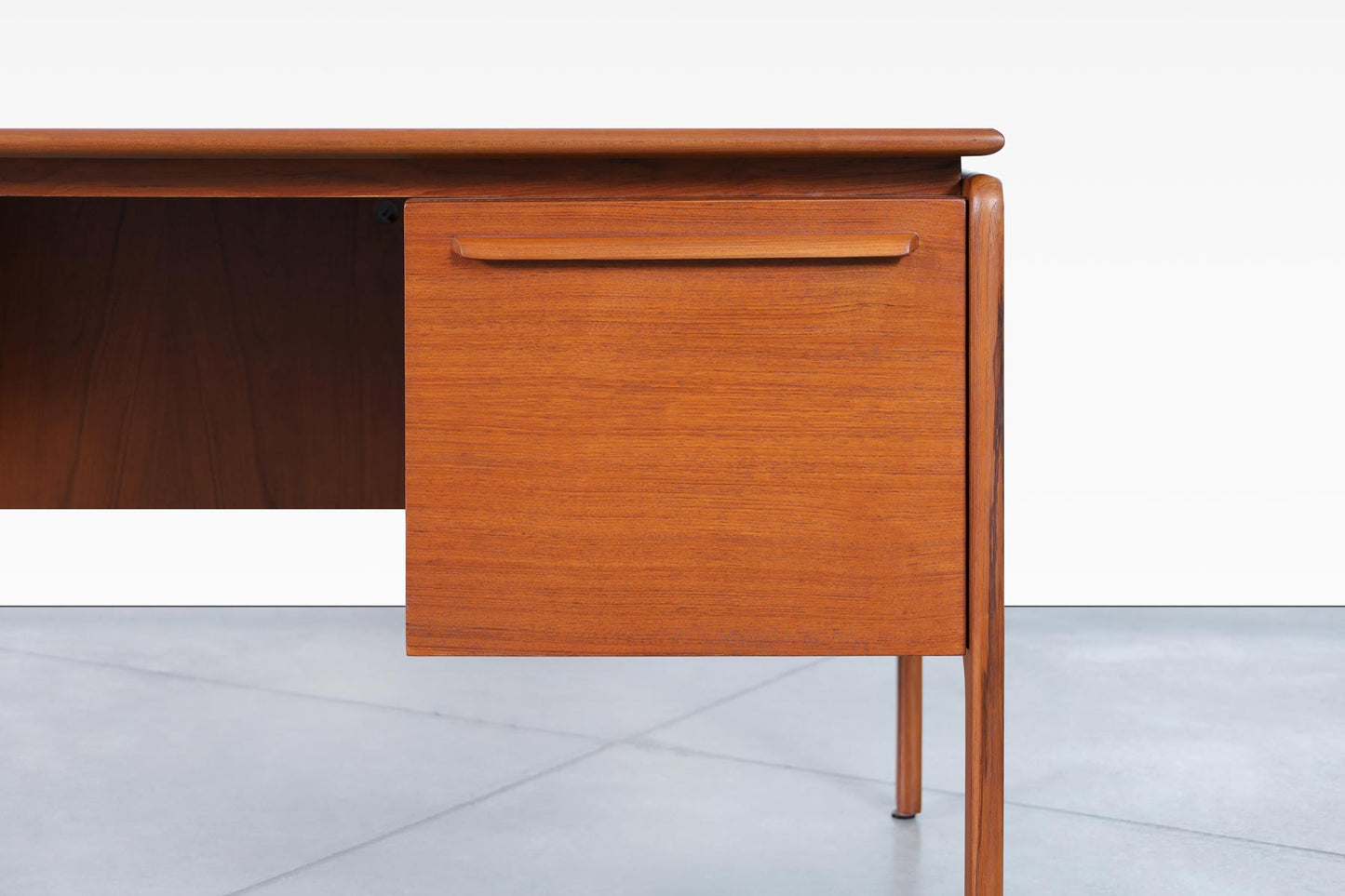Danish Modern Teak Desk by Danflex