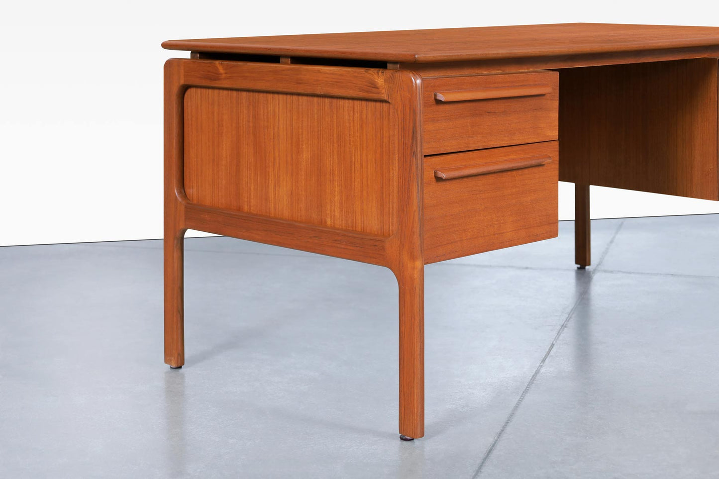 Danish Modern Teak Desk by Danflex