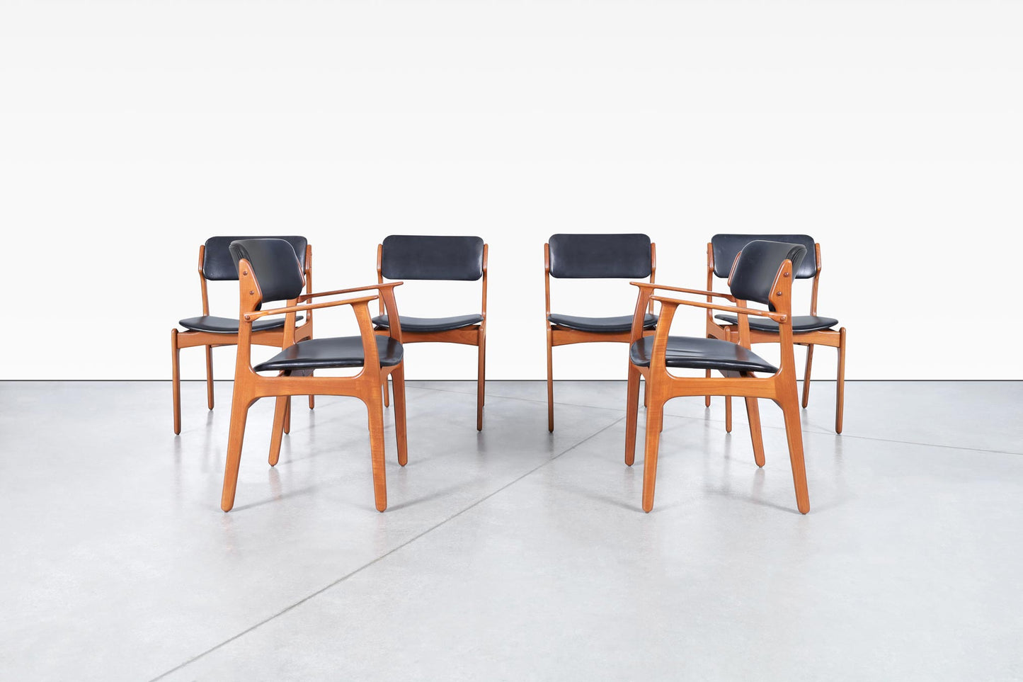 Danish Modern Teak Dining Room Set by Arne Vodder and Erik Buch