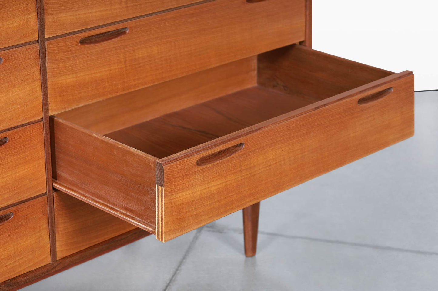 Danish Modern Teak “Jutland” Dressers by Ib Kofod Larsen, 2 Available