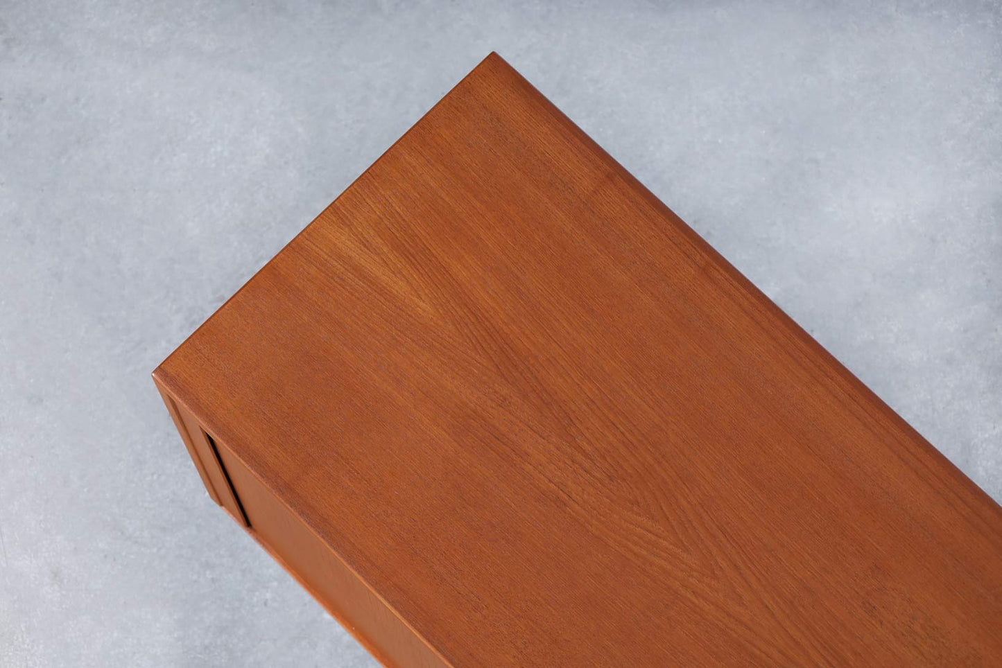 Danish Modern Teak Tambour Door Credenza by Arne Vodder