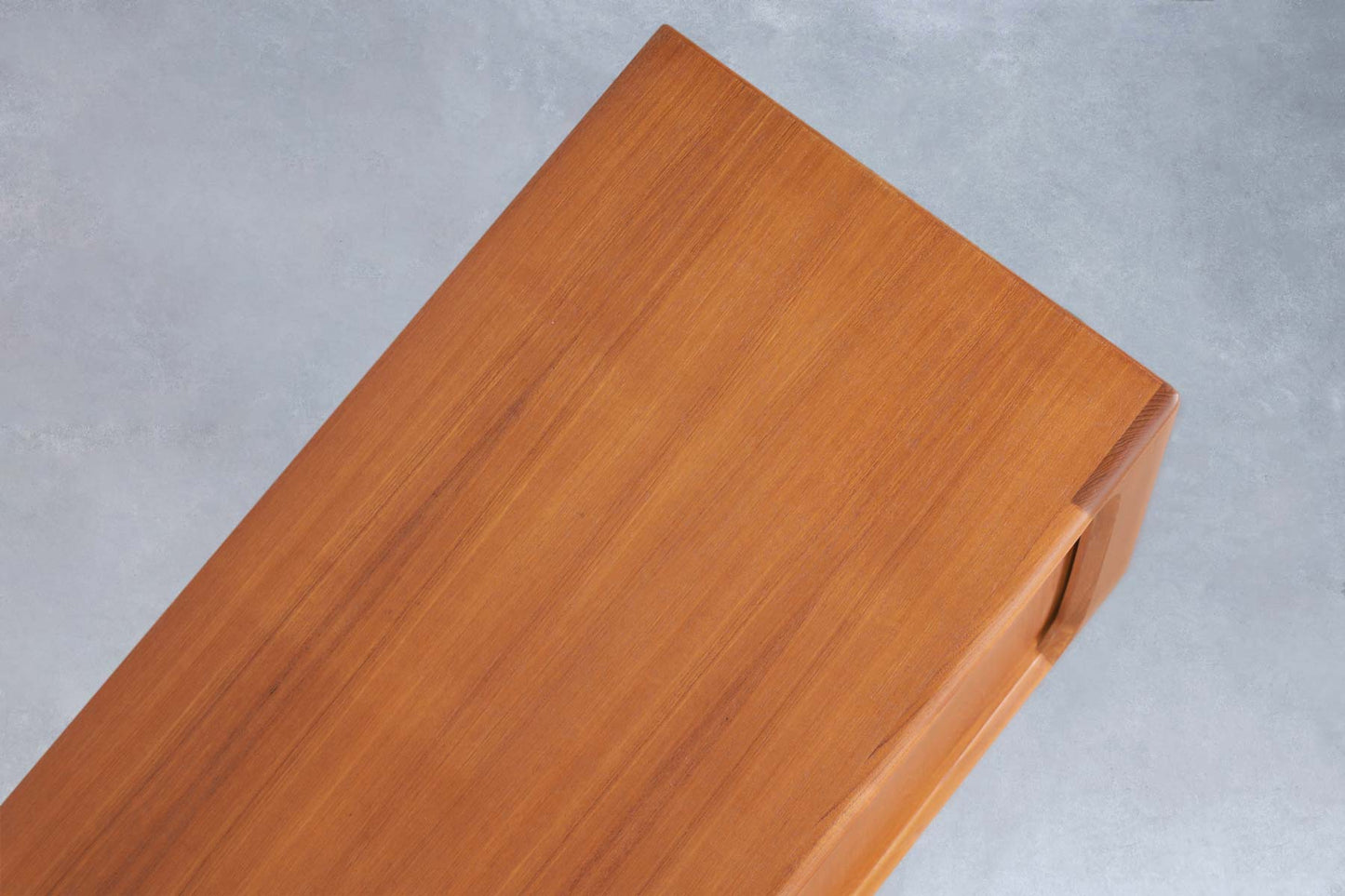 Danish Modern Teak Tambour Door Credenza by Bernhard Pedersen & Son