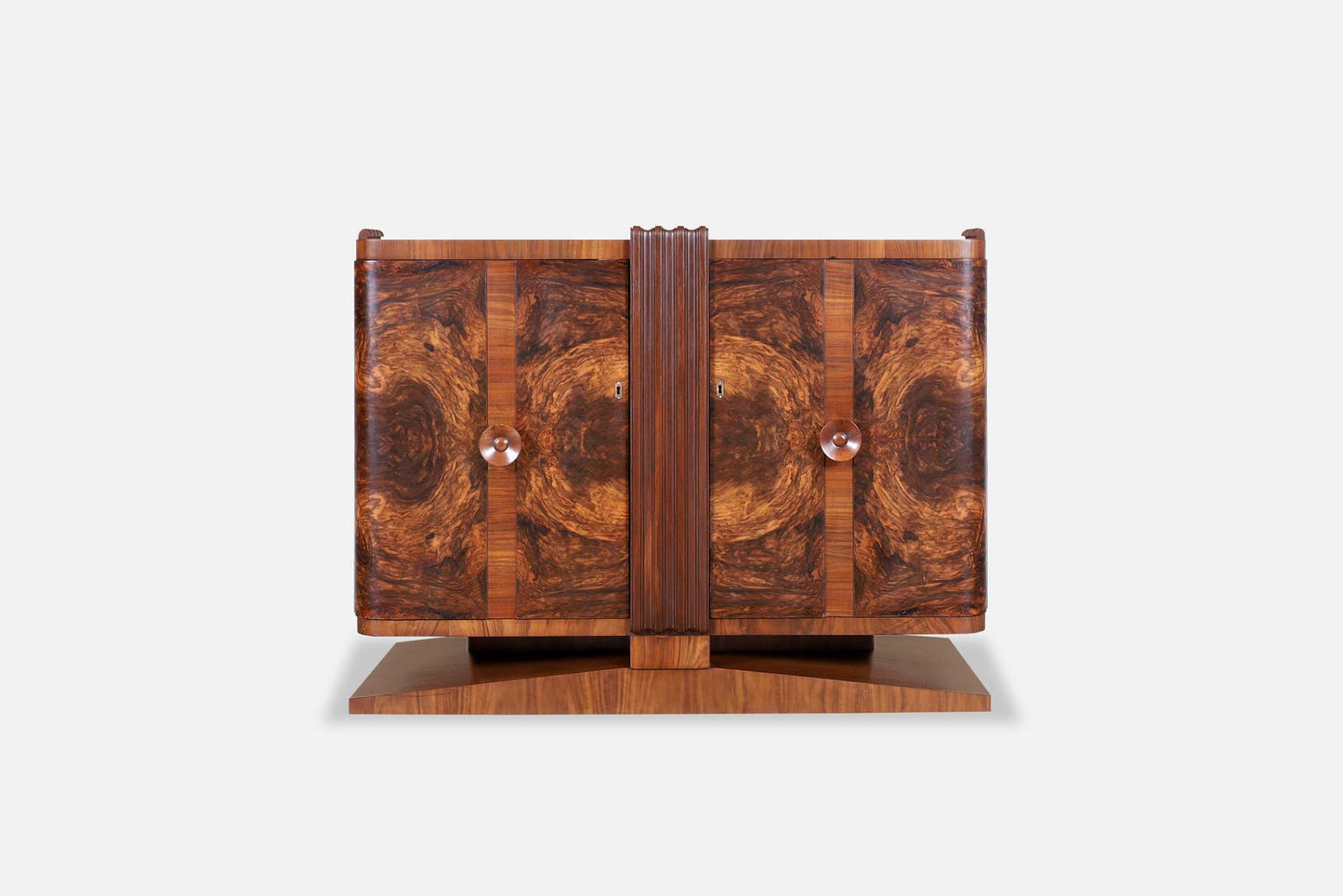 French Art Deco Walnut Sideboard