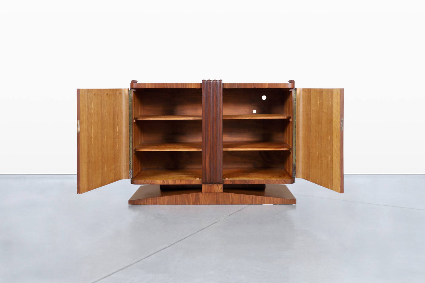 French Art Deco Walnut Sideboard