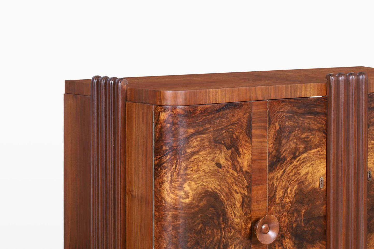 French Art Deco Walnut Sideboard