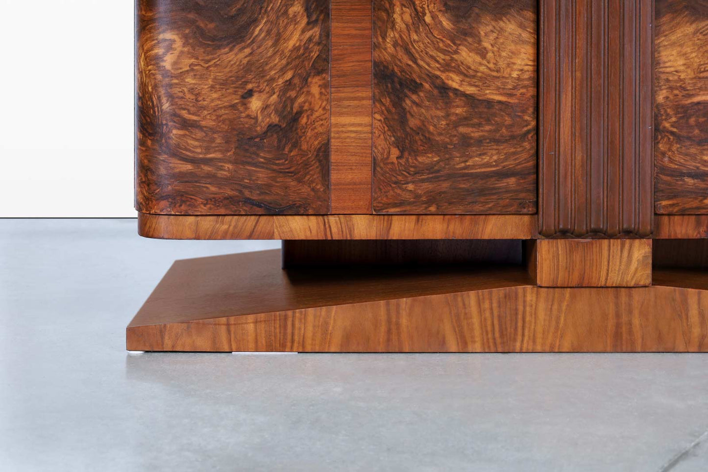 French Art Deco Walnut Sideboard