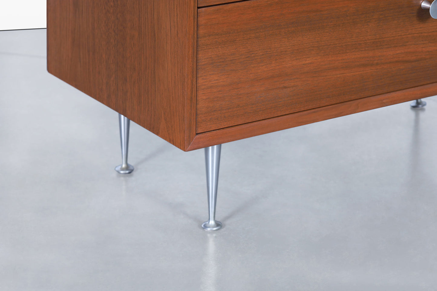 George Nelson Walnut Thin Edge Chest of Drawers for Herman Miller