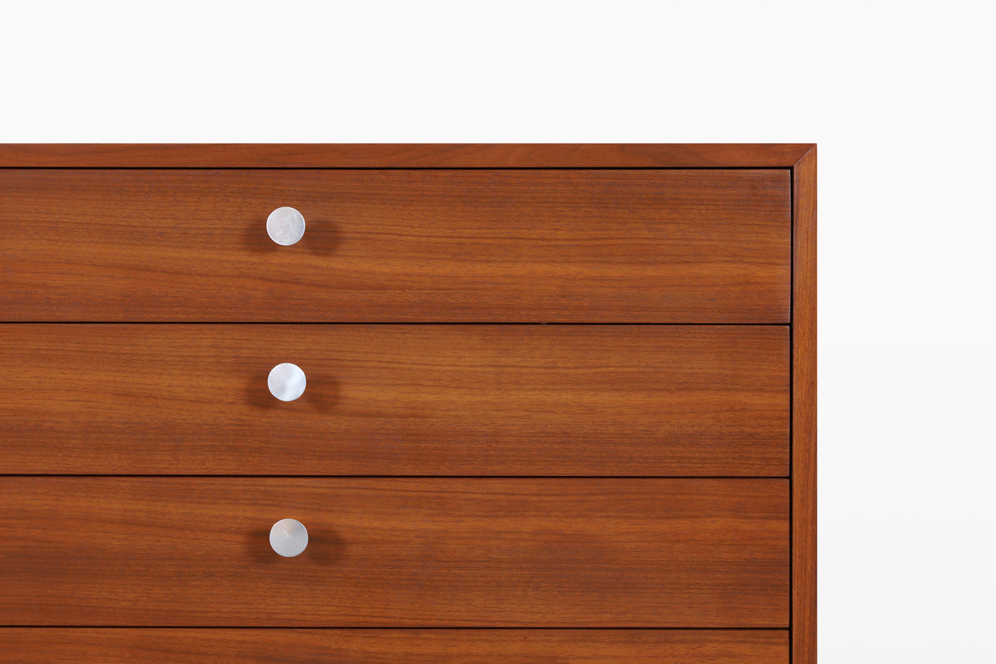 George Nelson Walnut Thin Edge Chest of Drawers for Herman Miller
