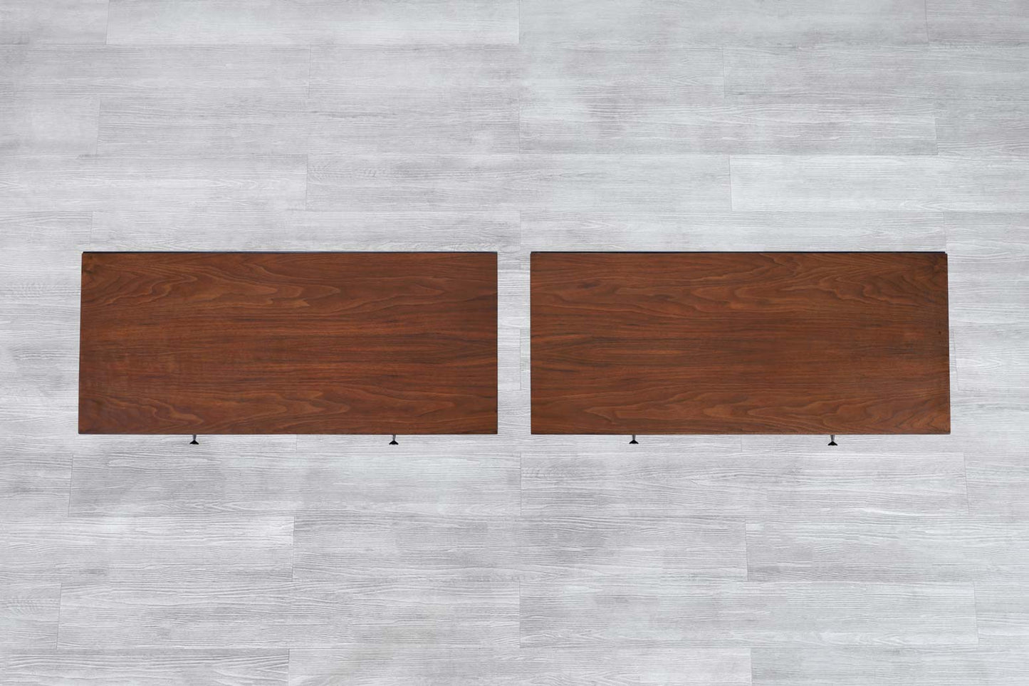 Glenn of California Walnut Nightstands by Milo Baughman