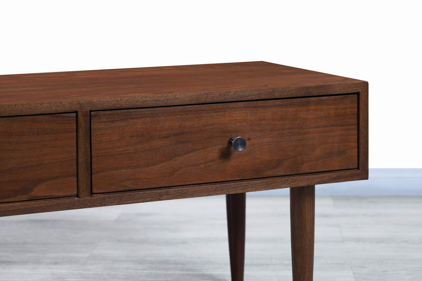 Vintage Walnut Nightstands by Milo Baughman by Glenn of California