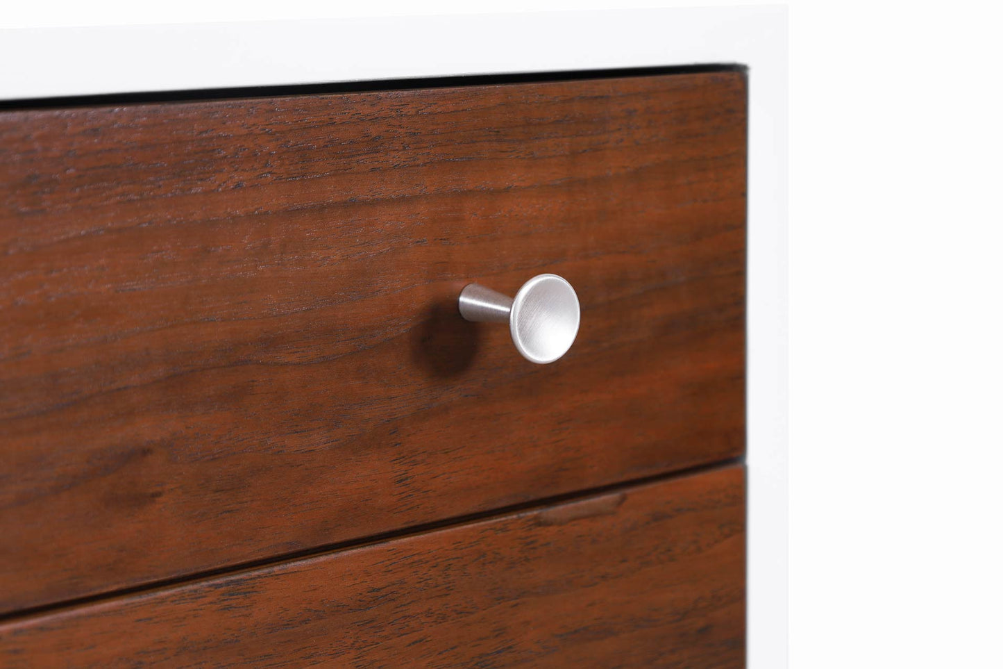 Glenn of California Walnut and Lacquered Dresser by Milo Baughman