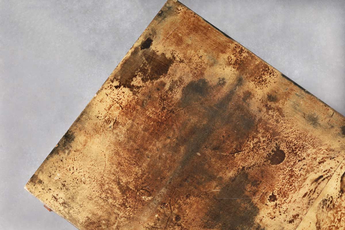 Italian Goatskin Coffee Table by Aldo Tura