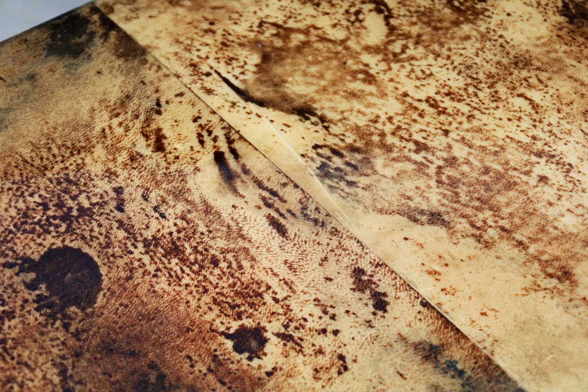 Italian Goatskin Coffee Table by Aldo Tura