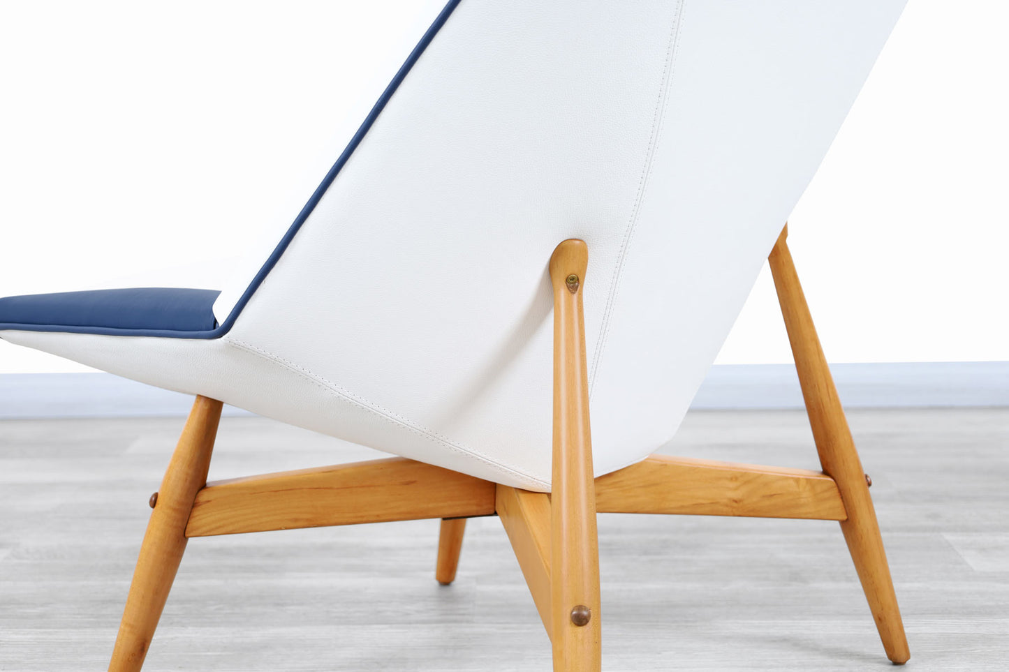 Vintage Leather Lounge Chairs by Allan Gould for Thayer Coggin