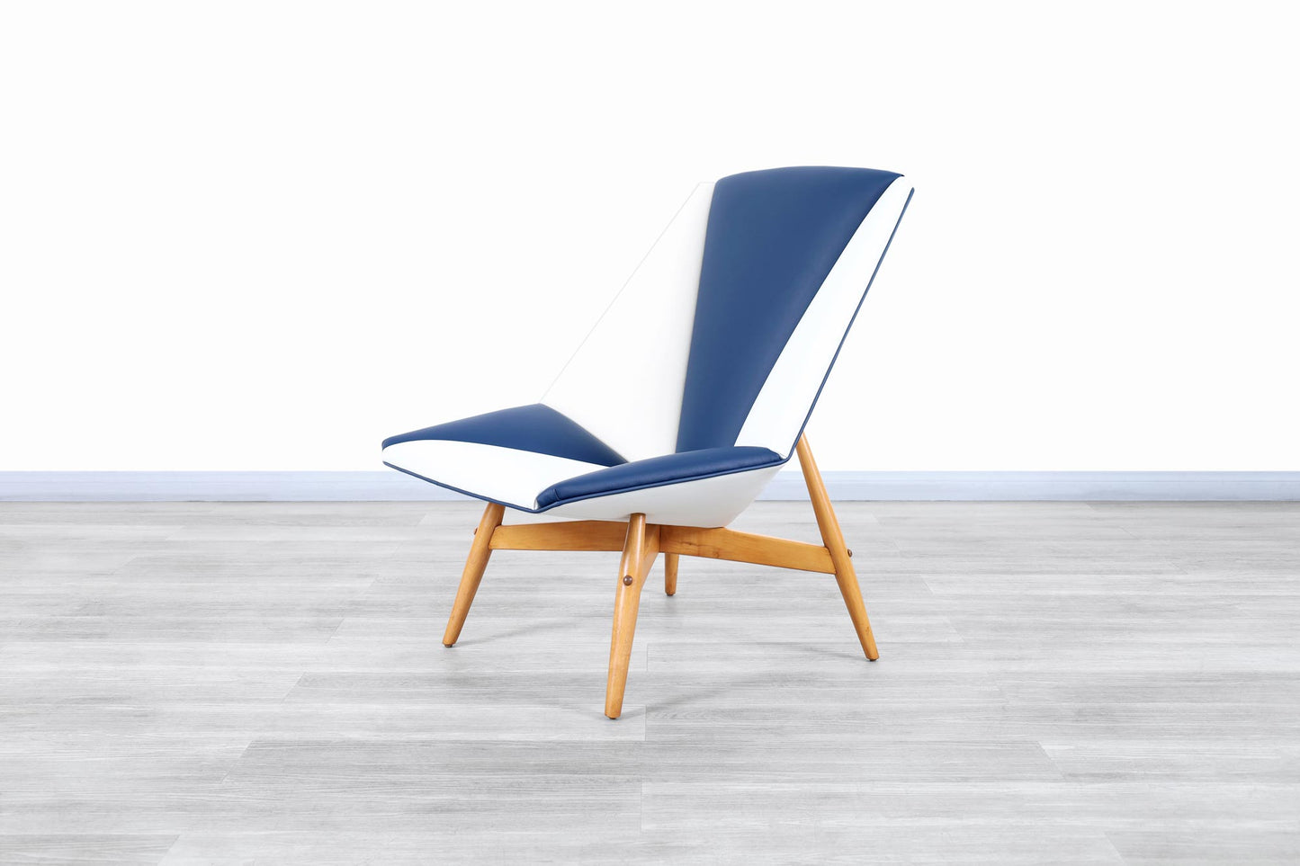 Vintage Leather Lounge Chairs by Allan Gould for Thayer Coggin