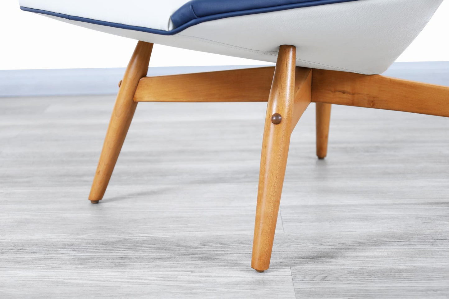 Italian Modernist Leather Lounge Chairs