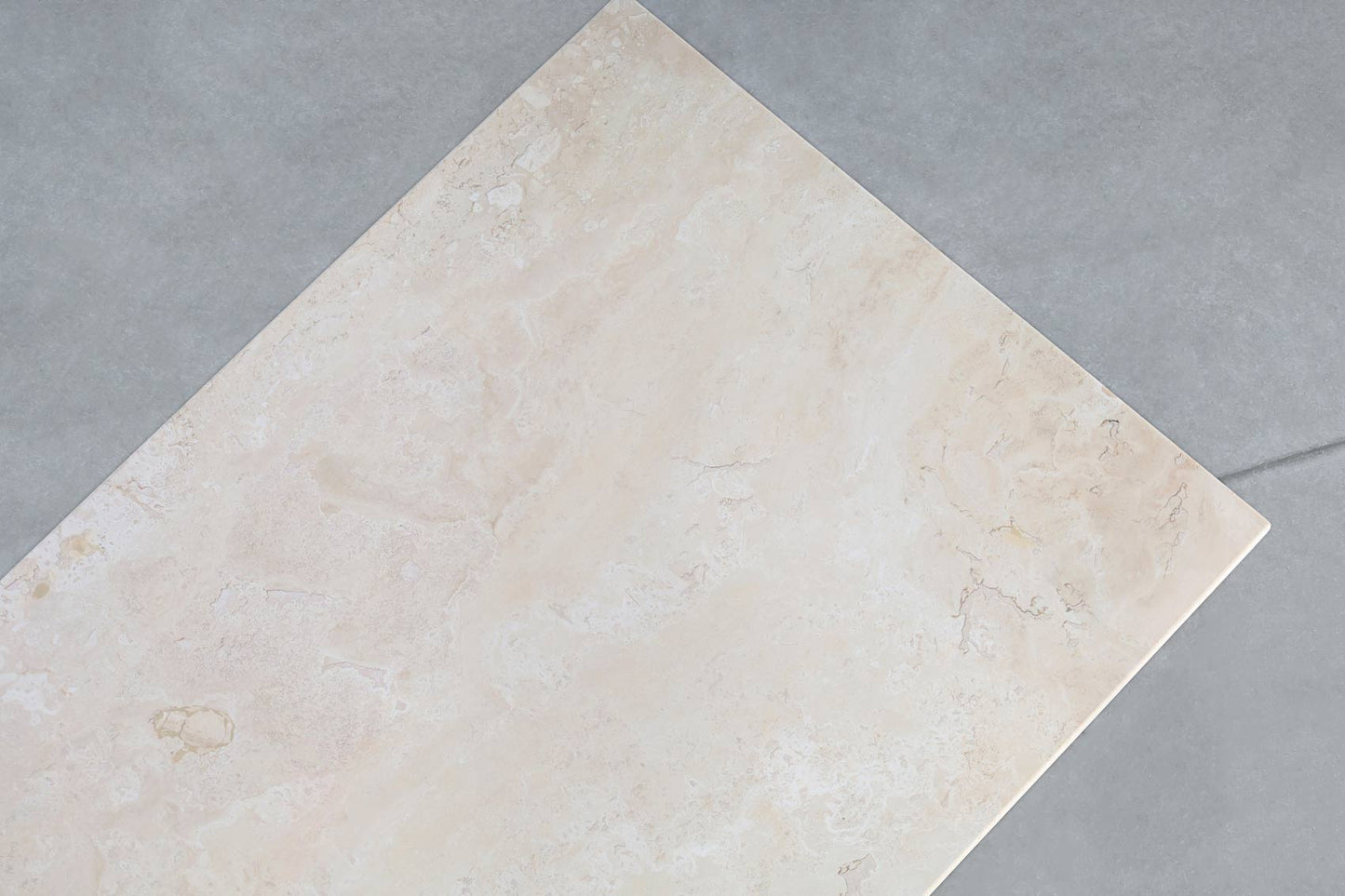 Italian Modernist Travertine Dining Table