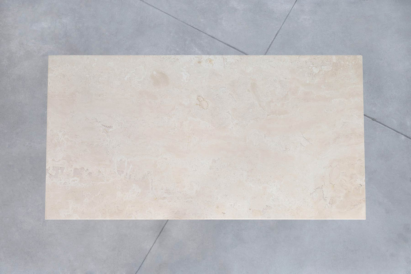 Italian Modernist Travertine Dining Table