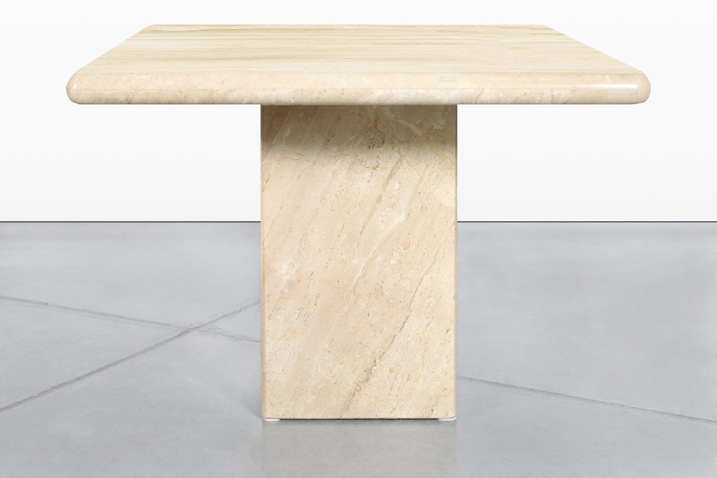 Italian Modernist Marble Side Tables