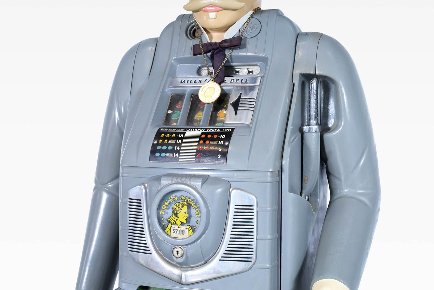 John Henry "Doc" Holliday Figure Slot Machine by Mills Novelty Co.