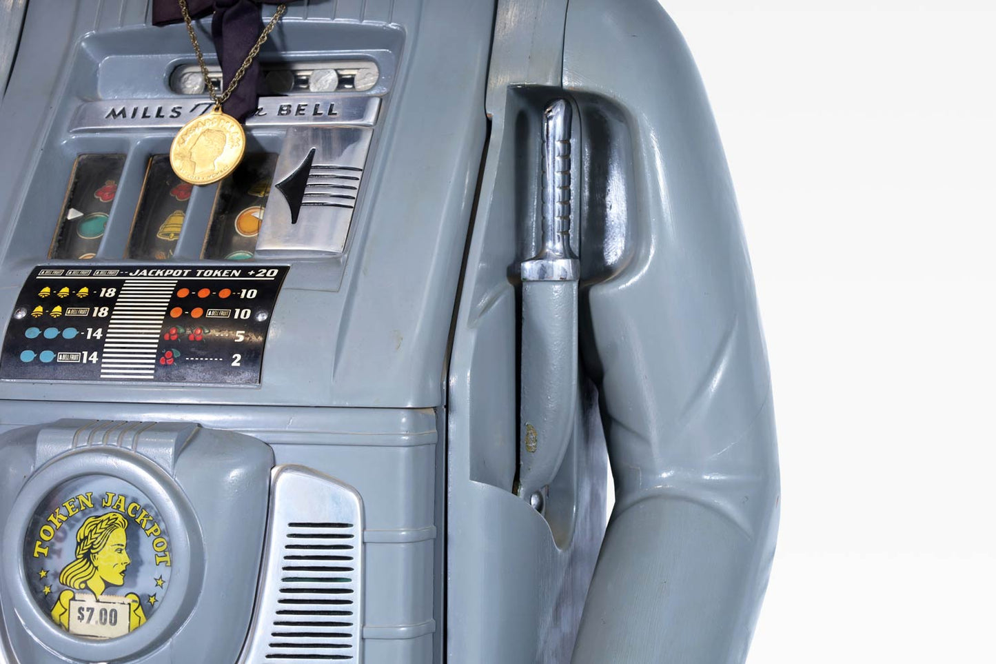 John Henry "Doc" Holliday Figure Slot Machine by Mills Novelty Co.