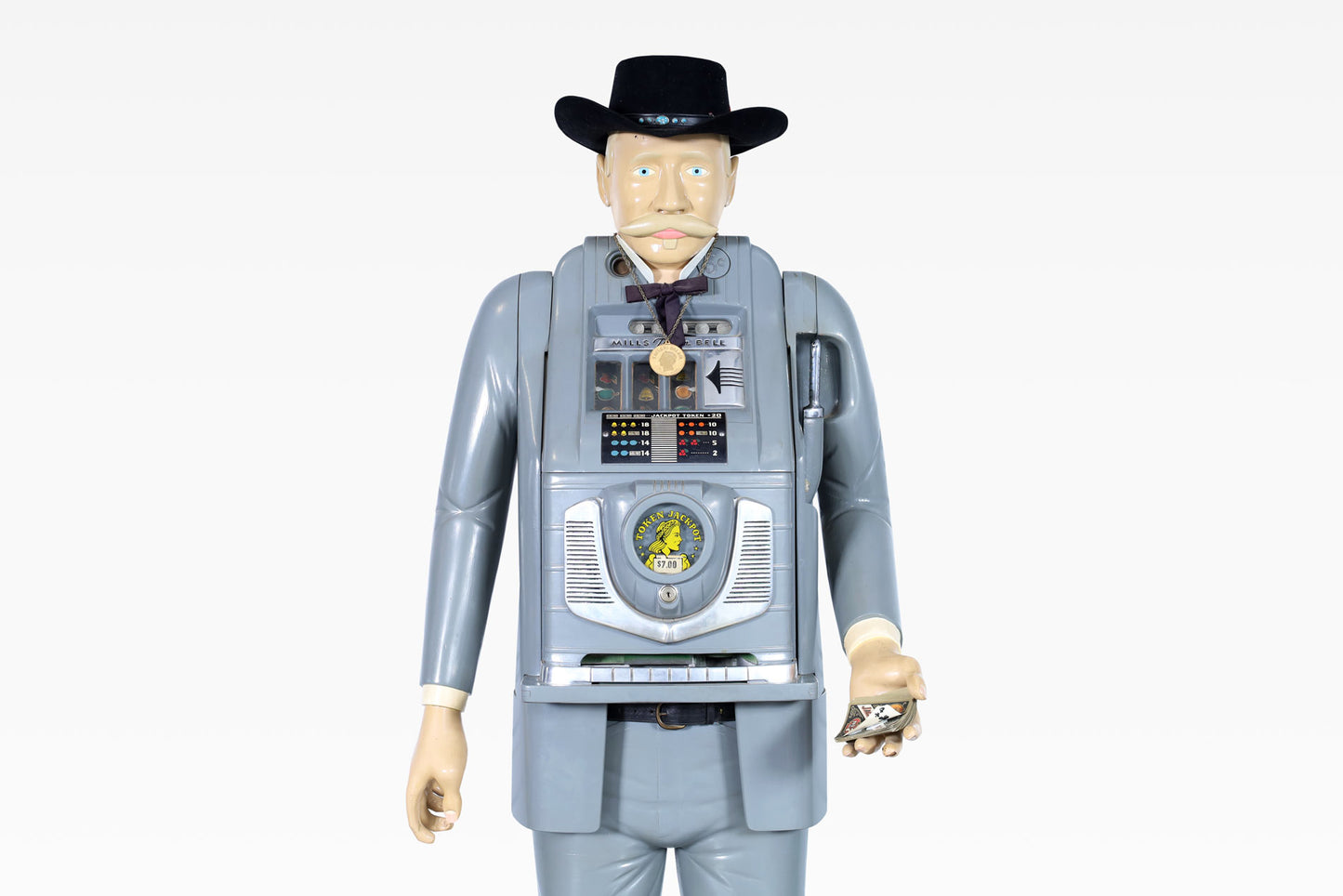 John Henry "Doc" Holliday Figure Slot Machine by Mills Novelty Co.