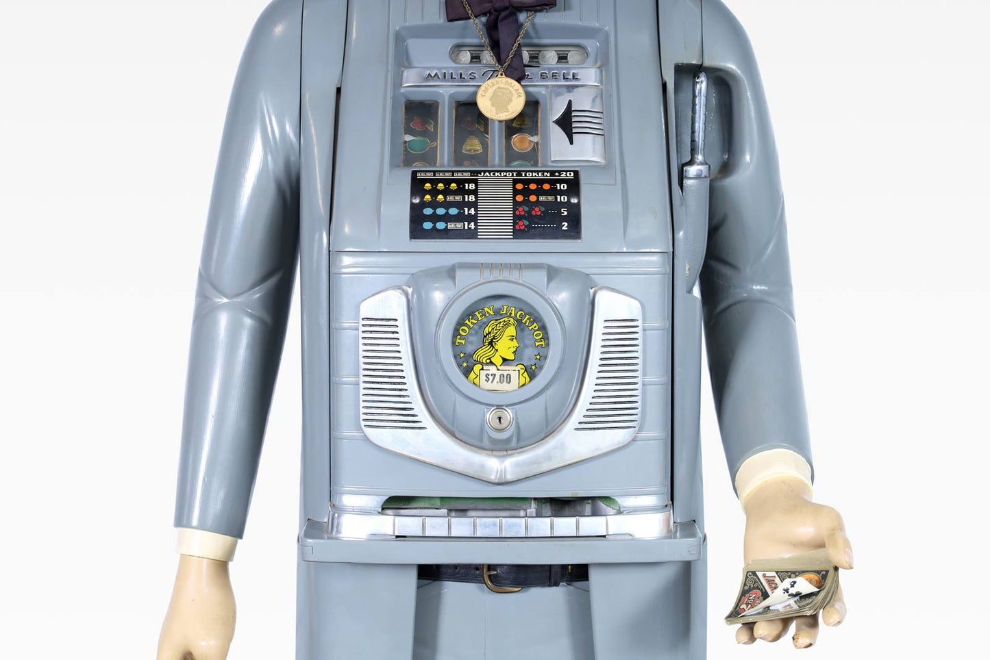 John Henry "Doc" Holliday Figure Slot Machine by Mills Novelty Co.