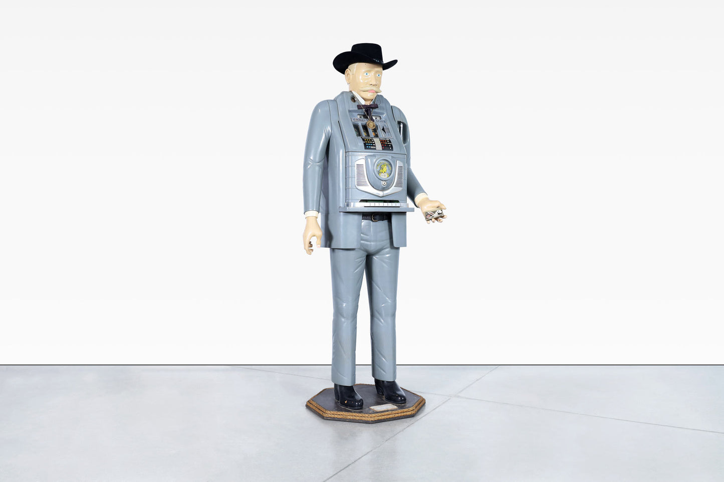 John Henry "Doc" Holliday Figure Slot Machine by Mills Novelty Co.