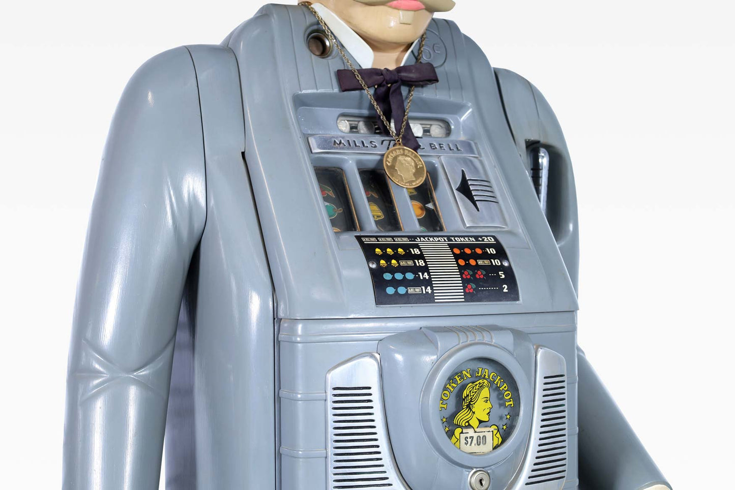 John Henry "Doc" Holliday Figure Slot Machine by Mills Novelty Co.