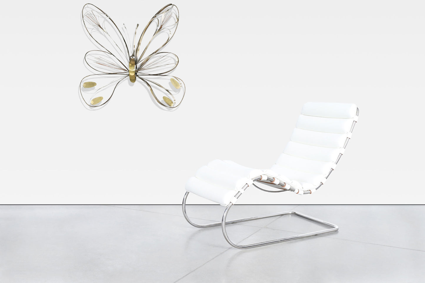 Large Brass Butterfly Wall Sculpture by Curtis Jere, Signed