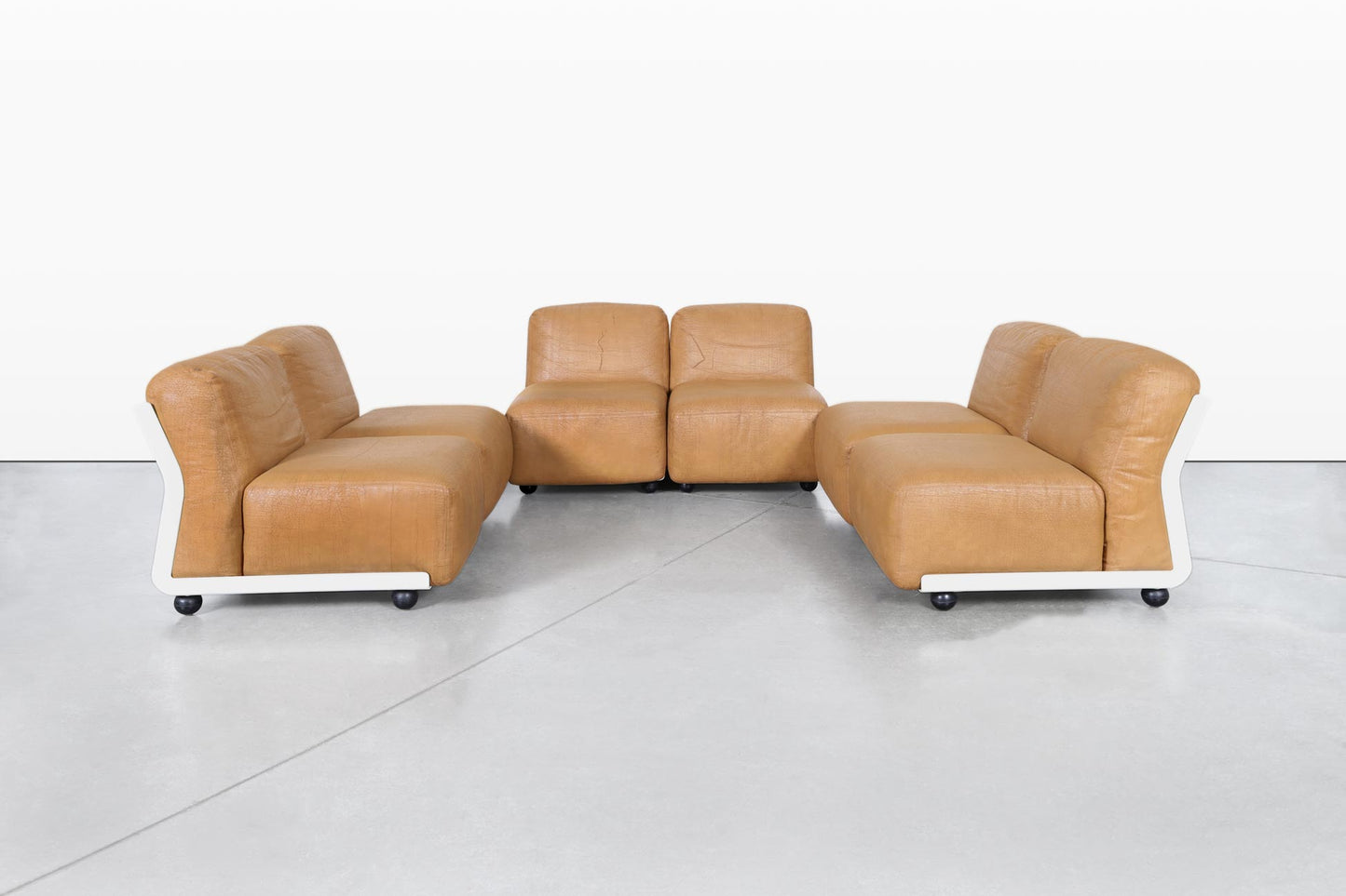 Mario Bellini "Amanta 24" Leather Modular Sofa for C&B Italia