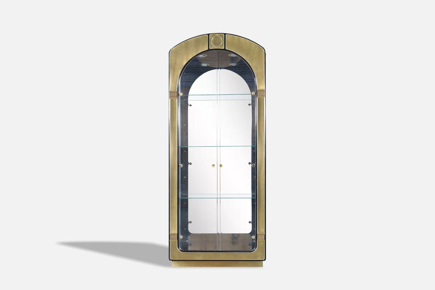 Mastercraft Brass Vitrine / Display Cabinet