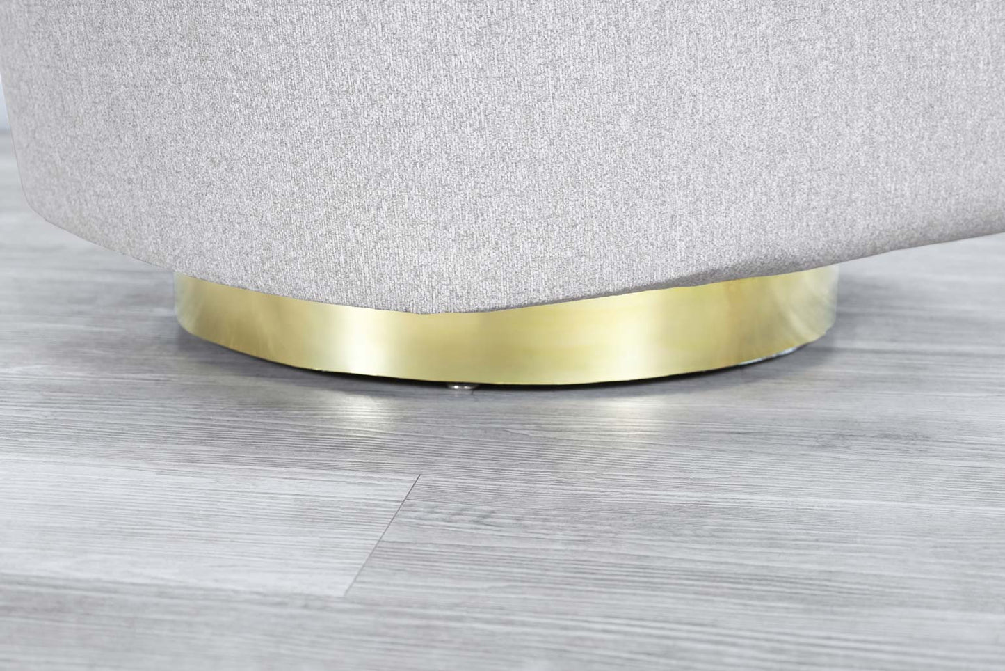 Vintage Brass Swivel Lounge Chairs by Directional