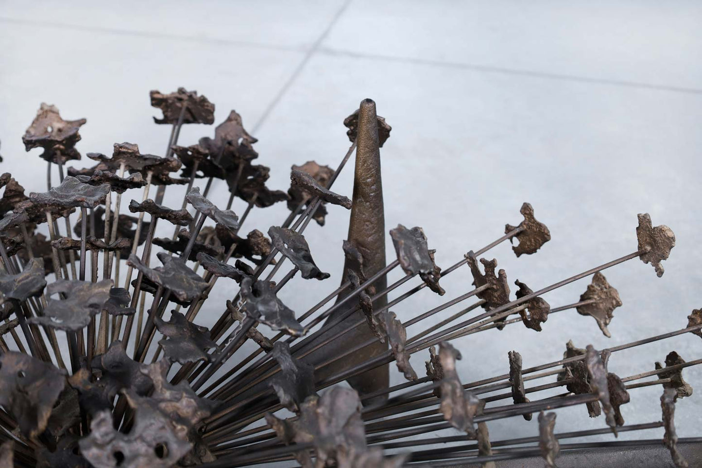 Mid-Century Bronze "Starburst" Coffee Table by Daniel Gluck