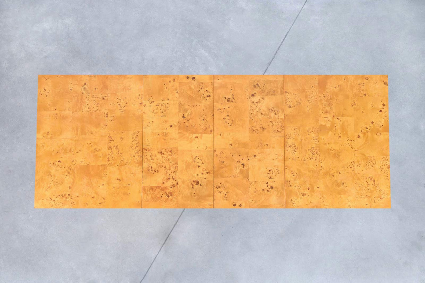 Mid-Century Burl Wood Dining Table by Milo Baughman for Thayer Coggin