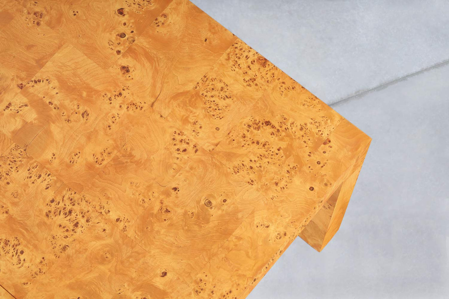 Mid-Century Burl Wood Dining Table by Milo Baughman for Thayer Coggin