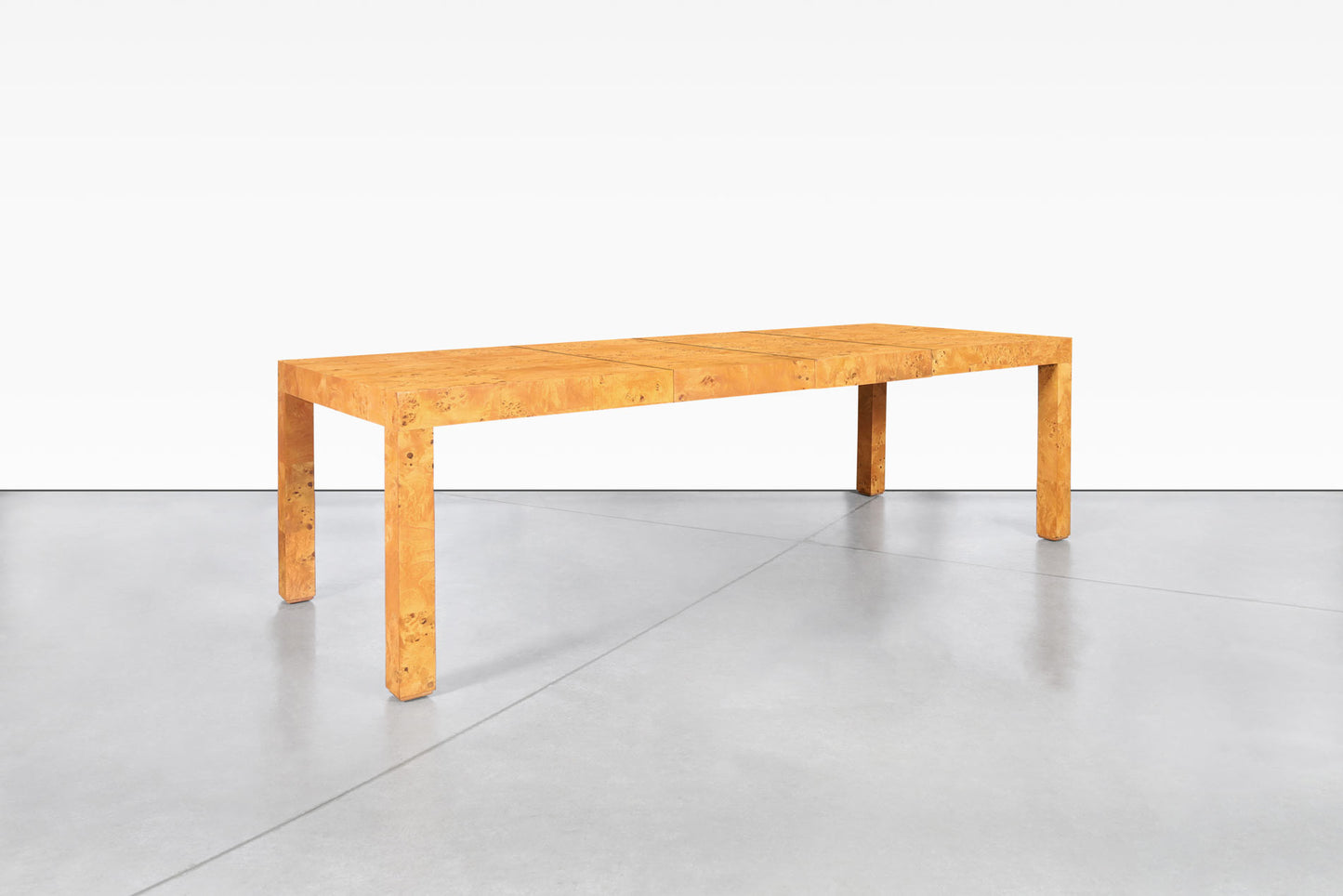 Mid-Century Burl Wood Dining Table by Milo Baughman for Thayer Coggin