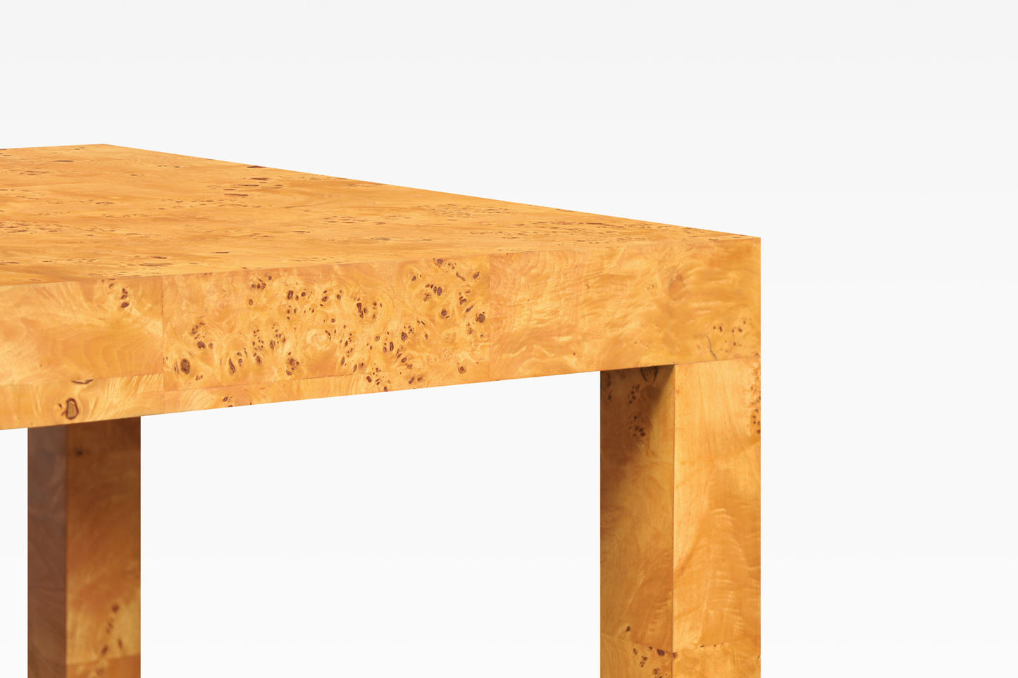 Mid-Century Burl Wood Dining Table by Milo Baughman for Thayer Coggin