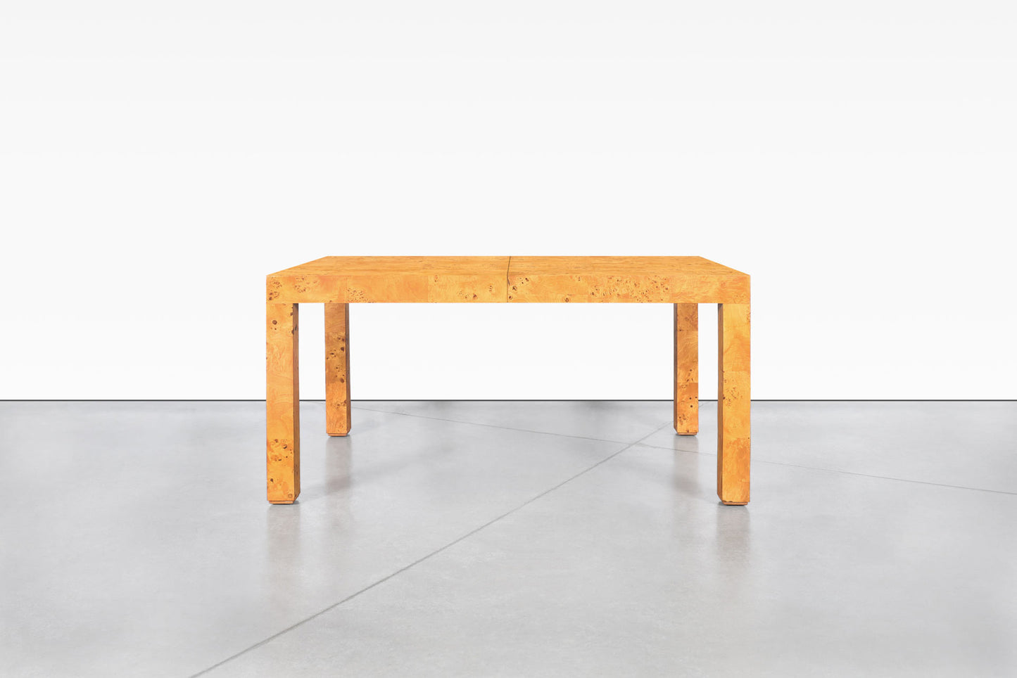 Mid-Century Burl Wood Dining Table by Milo Baughman for Thayer Coggin