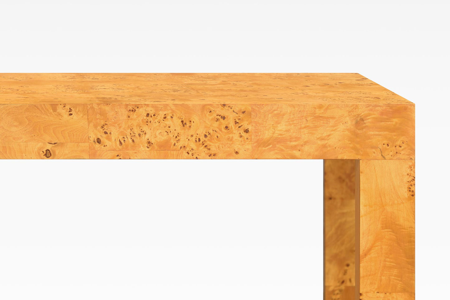 Mid-Century Burl Wood Dining Table by Milo Baughman for Thayer Coggin