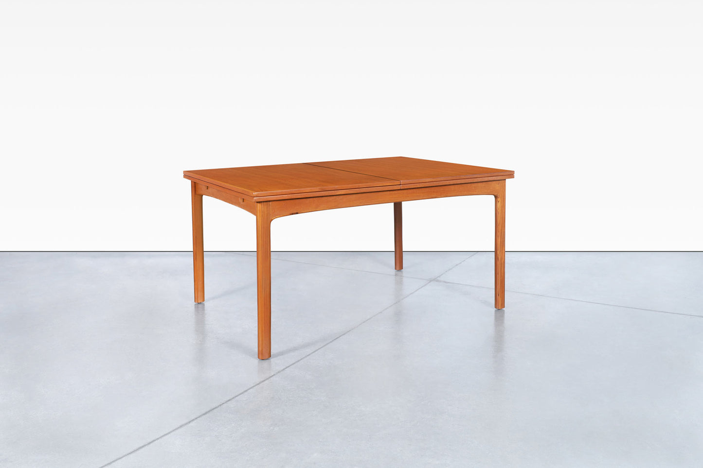 Mid-Century Expanding Teak Dining Table by Folke Ohlsson for Dux