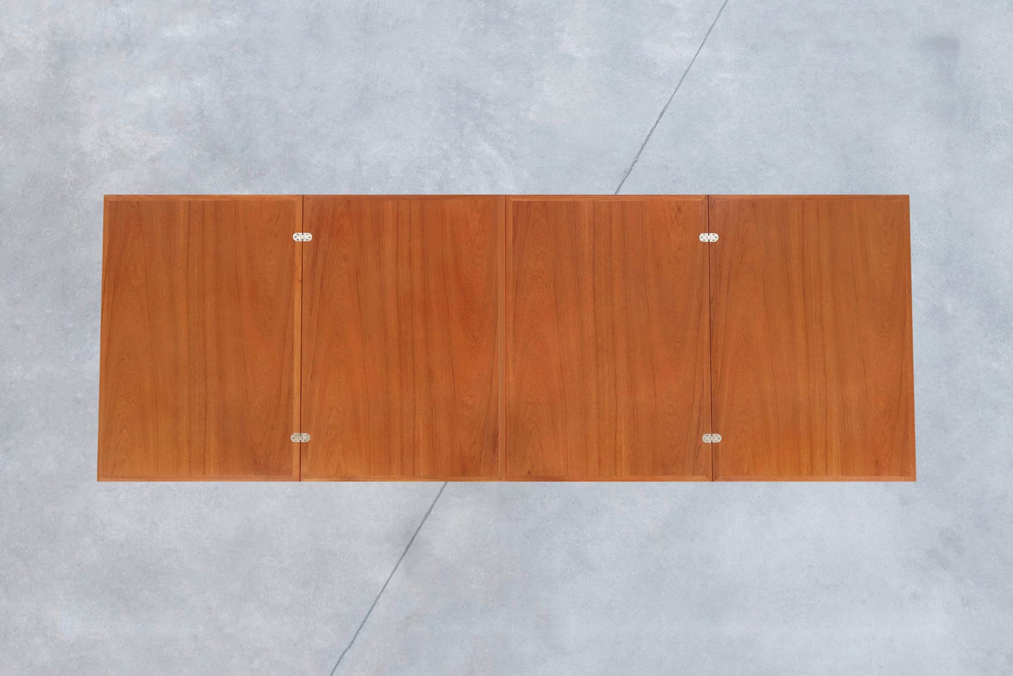 Mid-Century Expanding Teak Dining Table by Folke Ohlsson for Dux