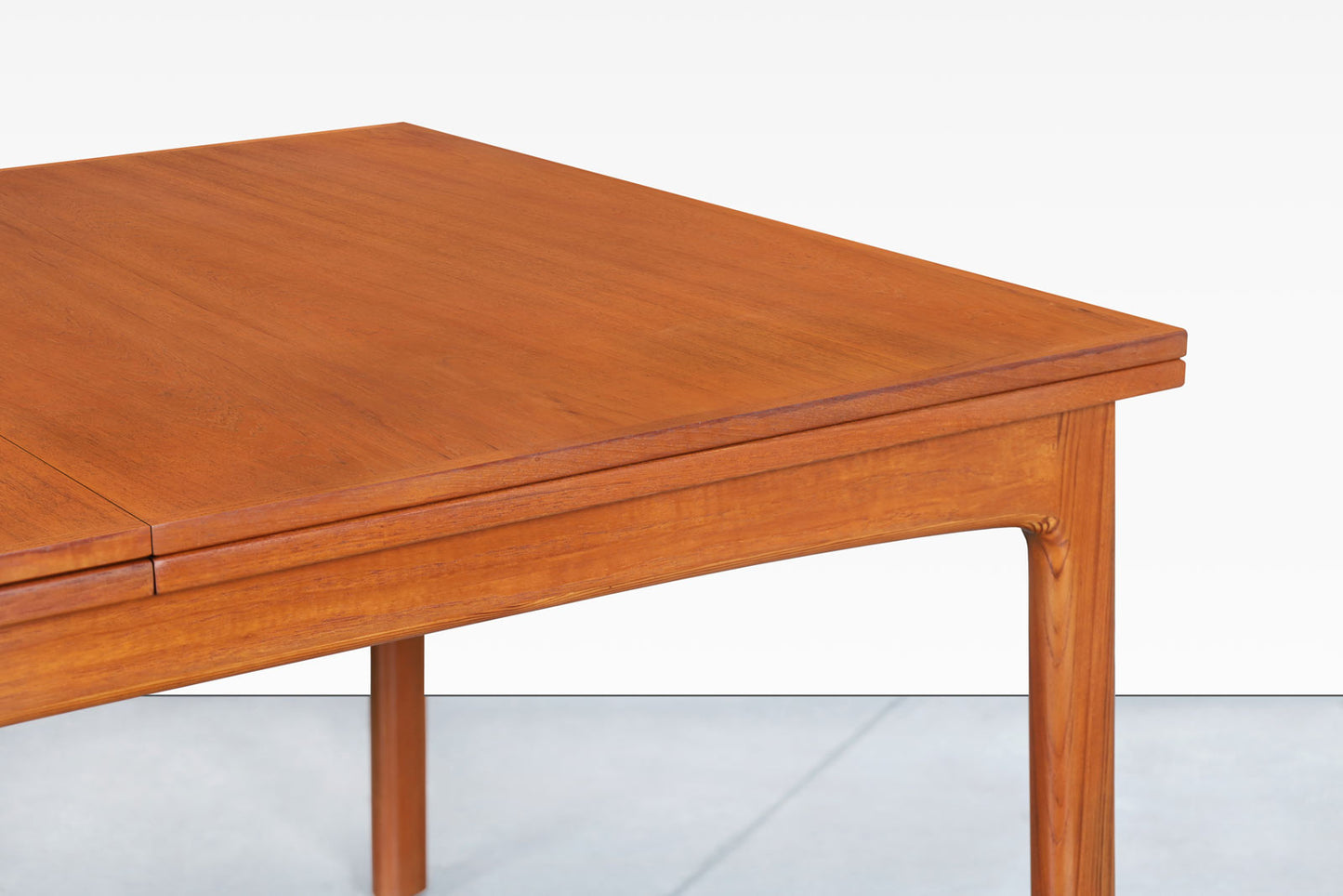 Mid-Century Expanding Teak Dining Table by Folke Ohlsson for Dux