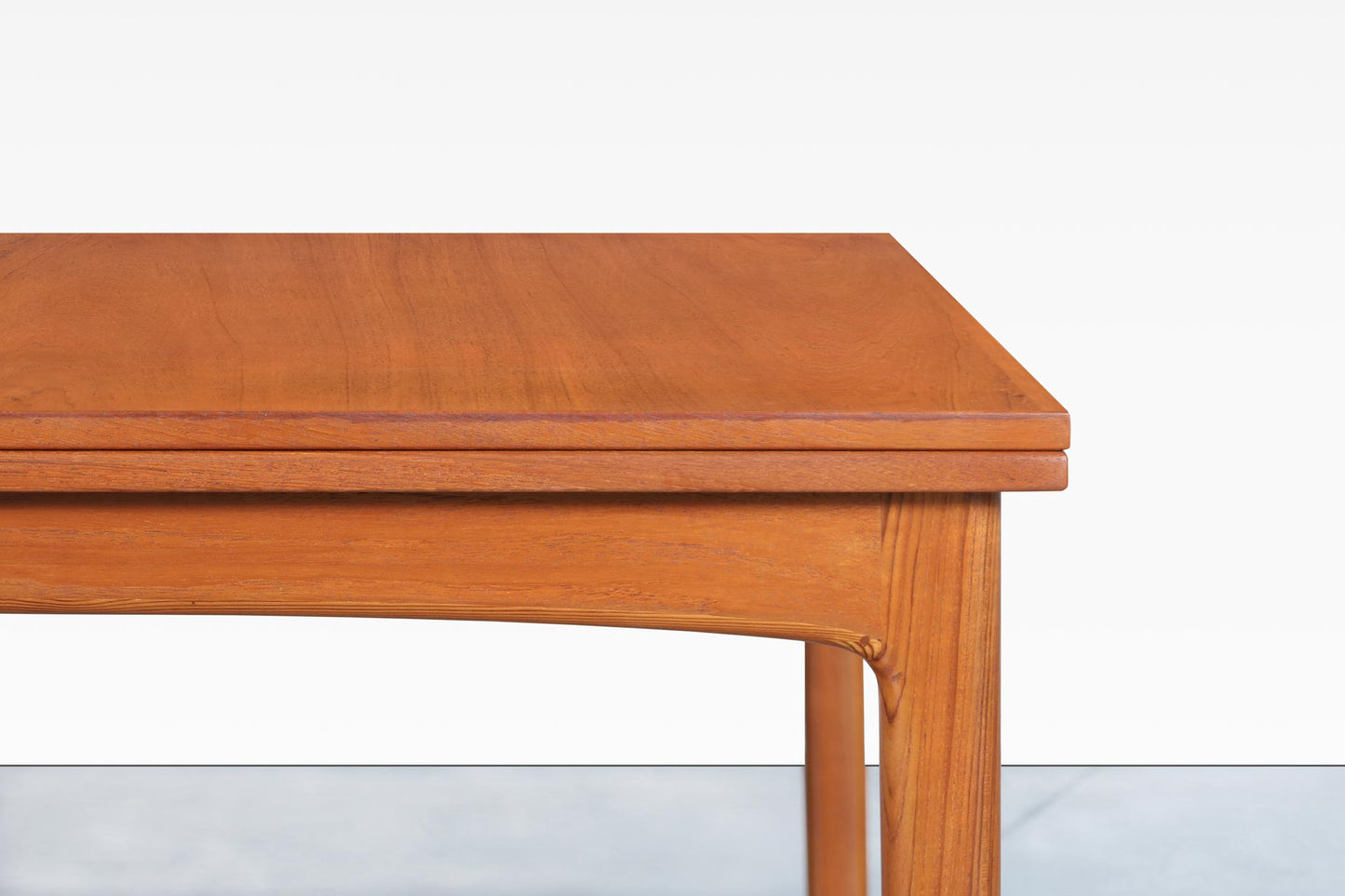 Mid-Century Expanding Teak Dining Table by Folke Ohlsson for Dux