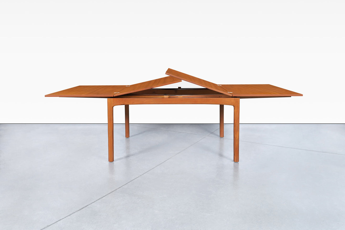 Mid-Century Expanding Teak Dining Table by Folke Ohlsson for Dux