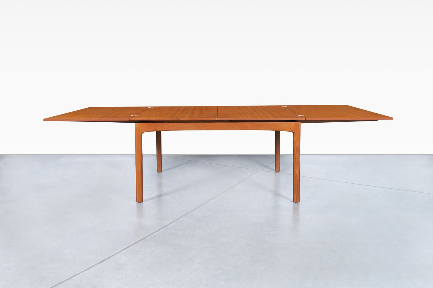 Mid-Century Expanding Teak Dining Table by Folke Ohlsson for Dux